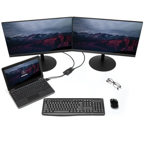 MST Hub - mDP to 2x DisplayPort - Connectique TV/Hifi/Video - 4