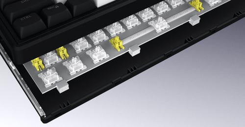 Hator Skyfall 80 TKL -Magnétique/Sans-Fil/RGB/Blanc/Noir - Clavier PC - 9