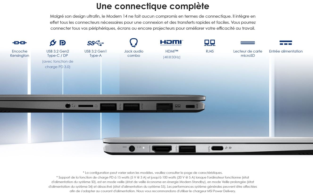 MSI 9S7-14S111-876 - PC portable MSI - Cybertek.fr - 4