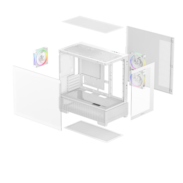 Deepcool CG380 3F Blanc Blanc - Boîtier PC Deepcool - Cybertek.fr - 9