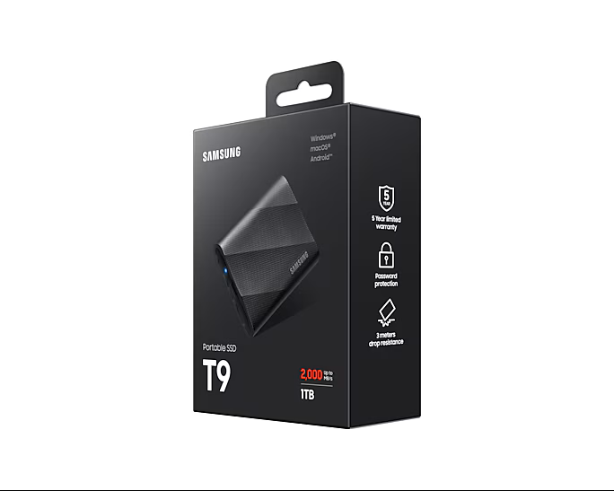 Samsung T9 1To (MU-PG1T0B/EU) - Achat / Vente Disque SSD externe sur Cybertek.fr - 6