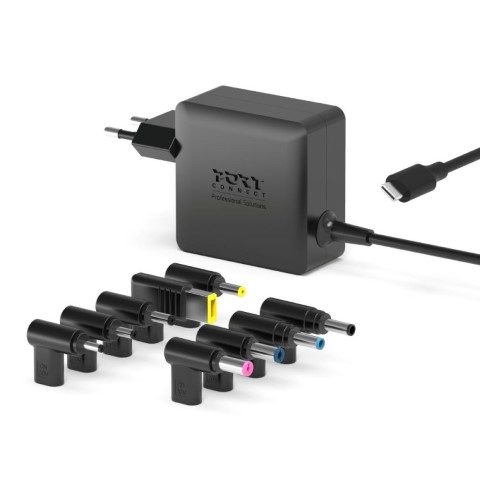 Port Alimentation secteur GaN 65W universelle - 9 embouts (904065UWEU) - Achat / Vente Chargeur sur Cybertek.fr - 2