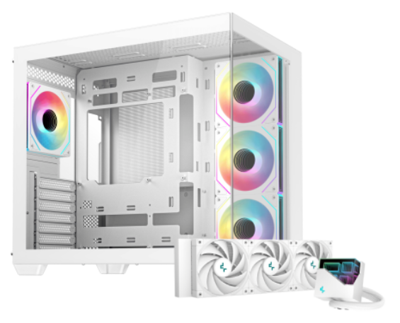 CG530 4F Blanc - MT/SsAlim/ATX + LT720 360mm Blanc - Cybertek.fr - 0