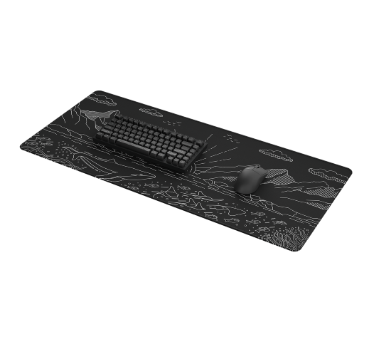 Dark Project Terra Nostra - XL/Noir - Tapis de souris - 2