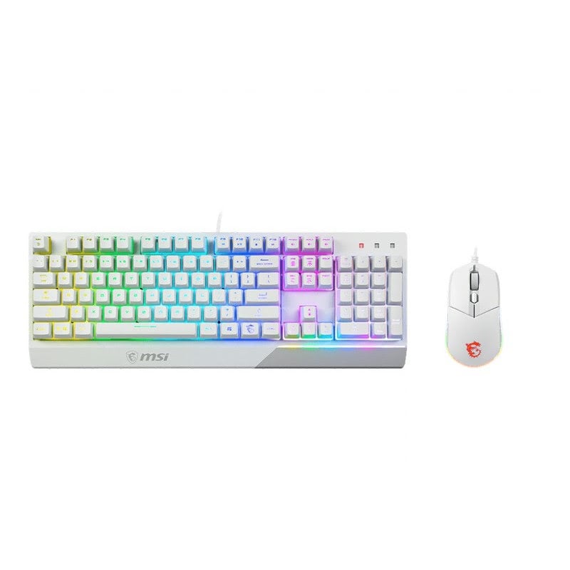 MSI Vigor GK30 COMBO WHITE - Pack Clavier/Souris - Cybertek.fr - 0
