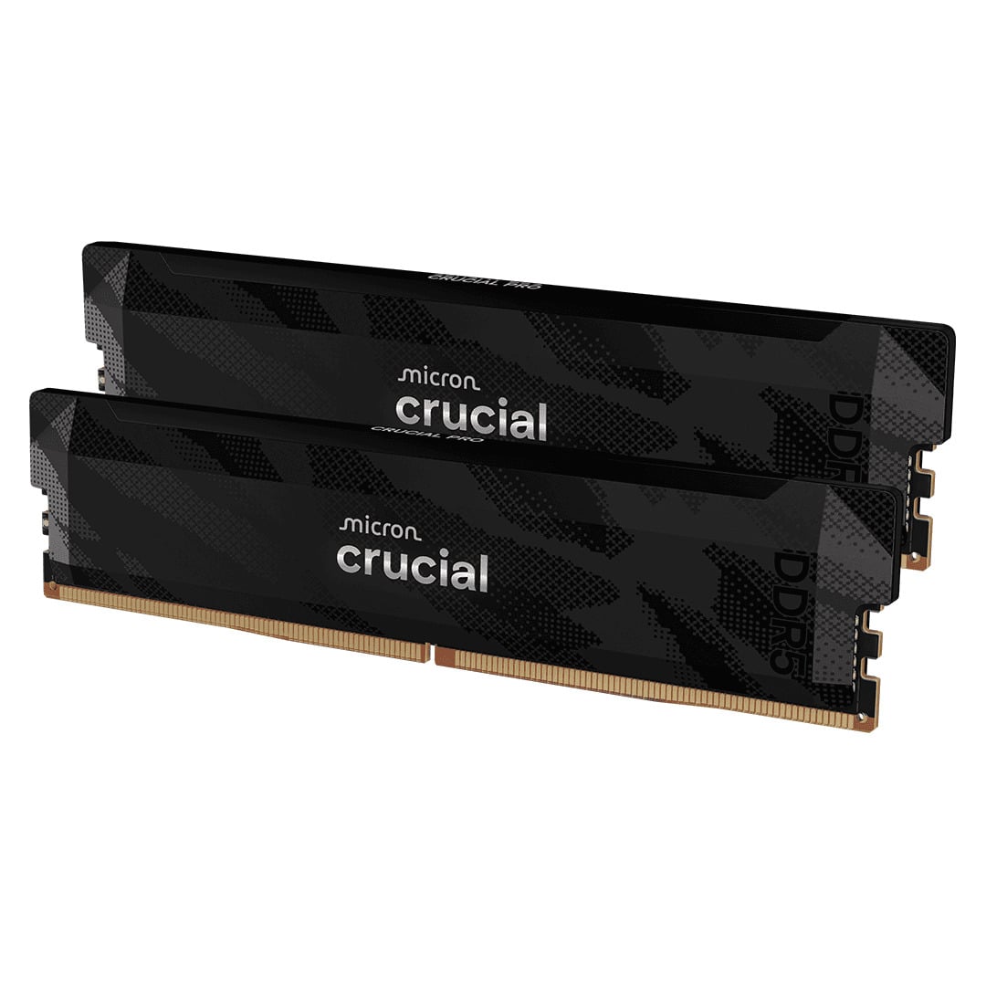 Crucial Pro OC 32Go (2x16Go DDR5 6400 PC51200) Noir-Seconde Vie-Très Bon Etat - Mémoire PC Crucial sur Cybertek.fr - 0