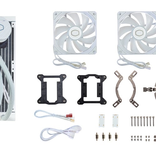 Cooler Master MasterLiquid 240L Core ARGB Blanc# - Watercooling - 5