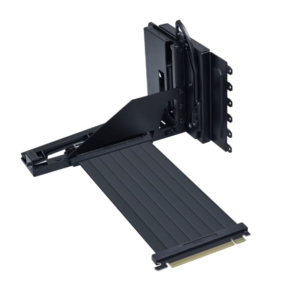Lian-Li Riser PCIE 5.0 + Bracket - Support vertical - Noir (G89.VG4-5-V4X.00) - Achat / Vente Accessoire carte graphique sur Cybertek.fr - 2