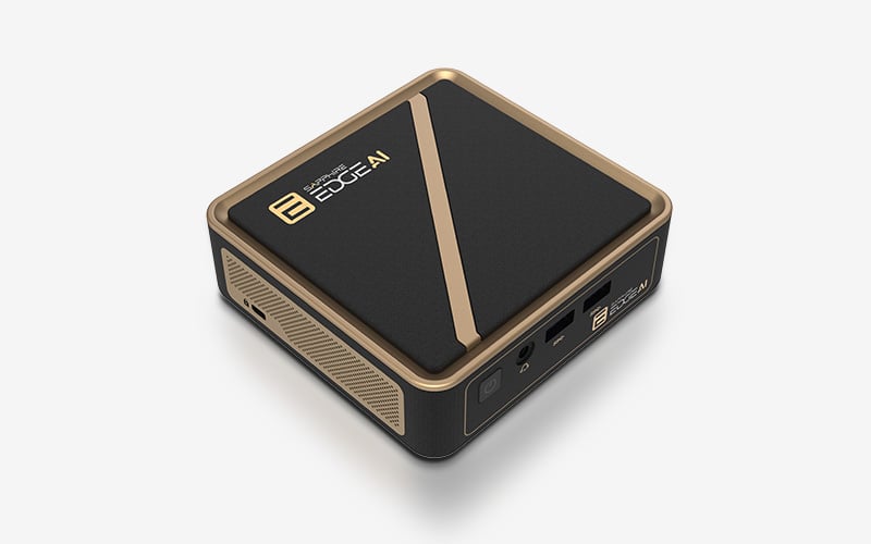 Sapphire EDGE AI Ryzen AI 9 HX 370/So DDR5/M.2 nvme/Wifi/BT - Barebone et Mini-PC - 1