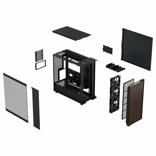 Fractal Design North XL Charcoal Black TG Dark Noir - Boîtier PC - 19