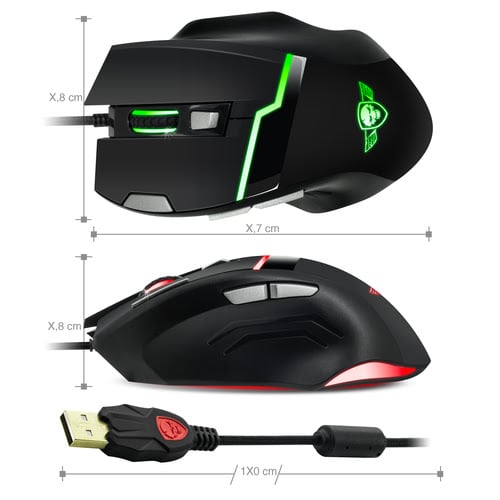 Spirit Of Gamer Bundle Souris + Tapis ELITE M10 - Souris PC - 6