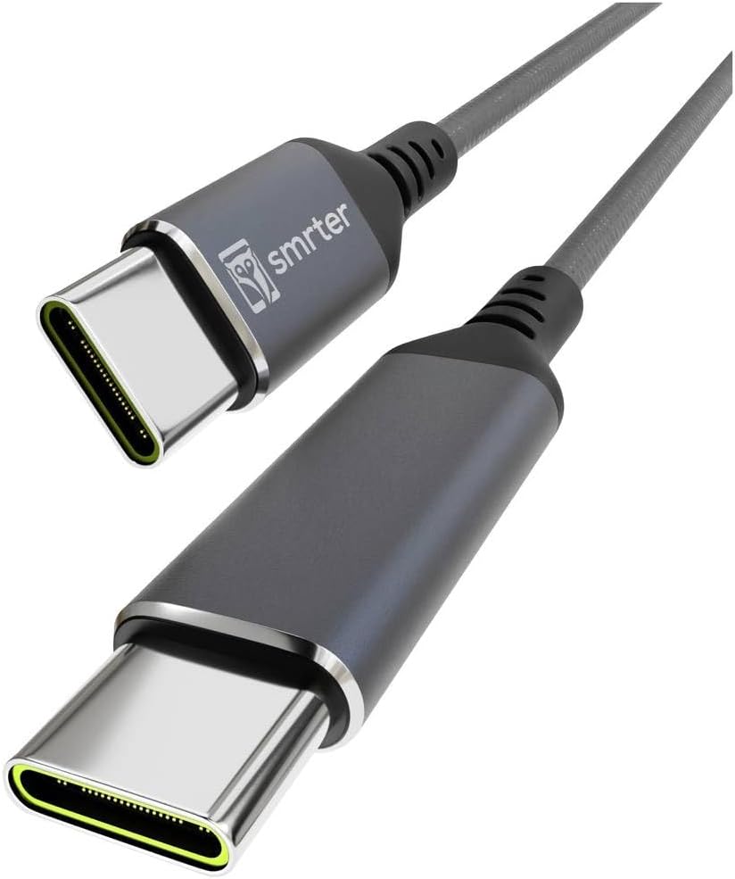 Câble USB-C mâle/mâle - 1m - Anthracite - Connectique PC - 0
