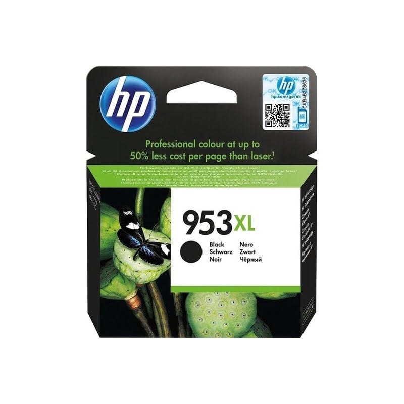 Cartouche 953XL haute capacité Noire - L0S70AE-Seconde Vie-Parfait Etat pour imprimante Jet d'encre HP - 0