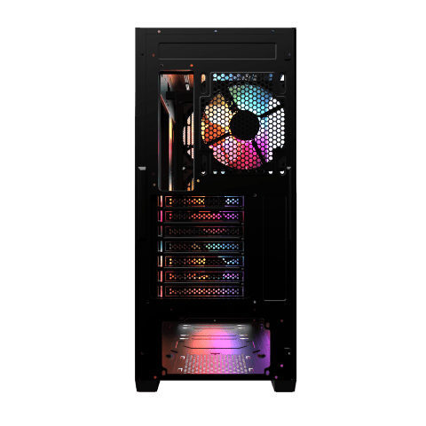 M.RED Raven Black Noir - Boîtier PC M.RED - Cybertek.fr - 4