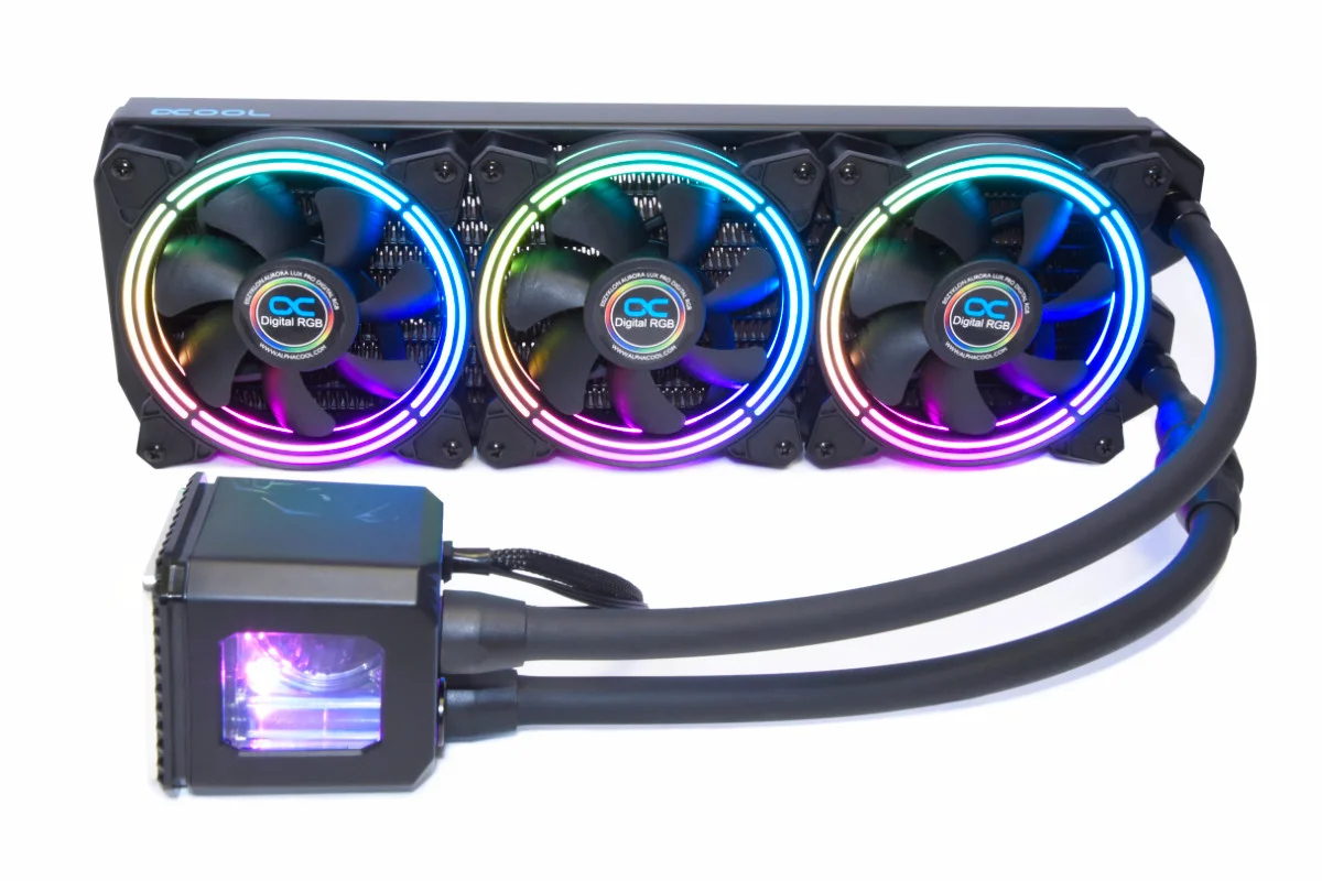 Alphacool Eisbaer Aurora 360mm CPU - Noir ARGB V1.1 - Watercooling - 0