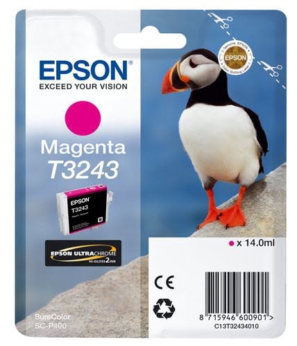 Cartouche d'encre T3243 - Magenta pour imprimante Jet d'encre Epson - 0
