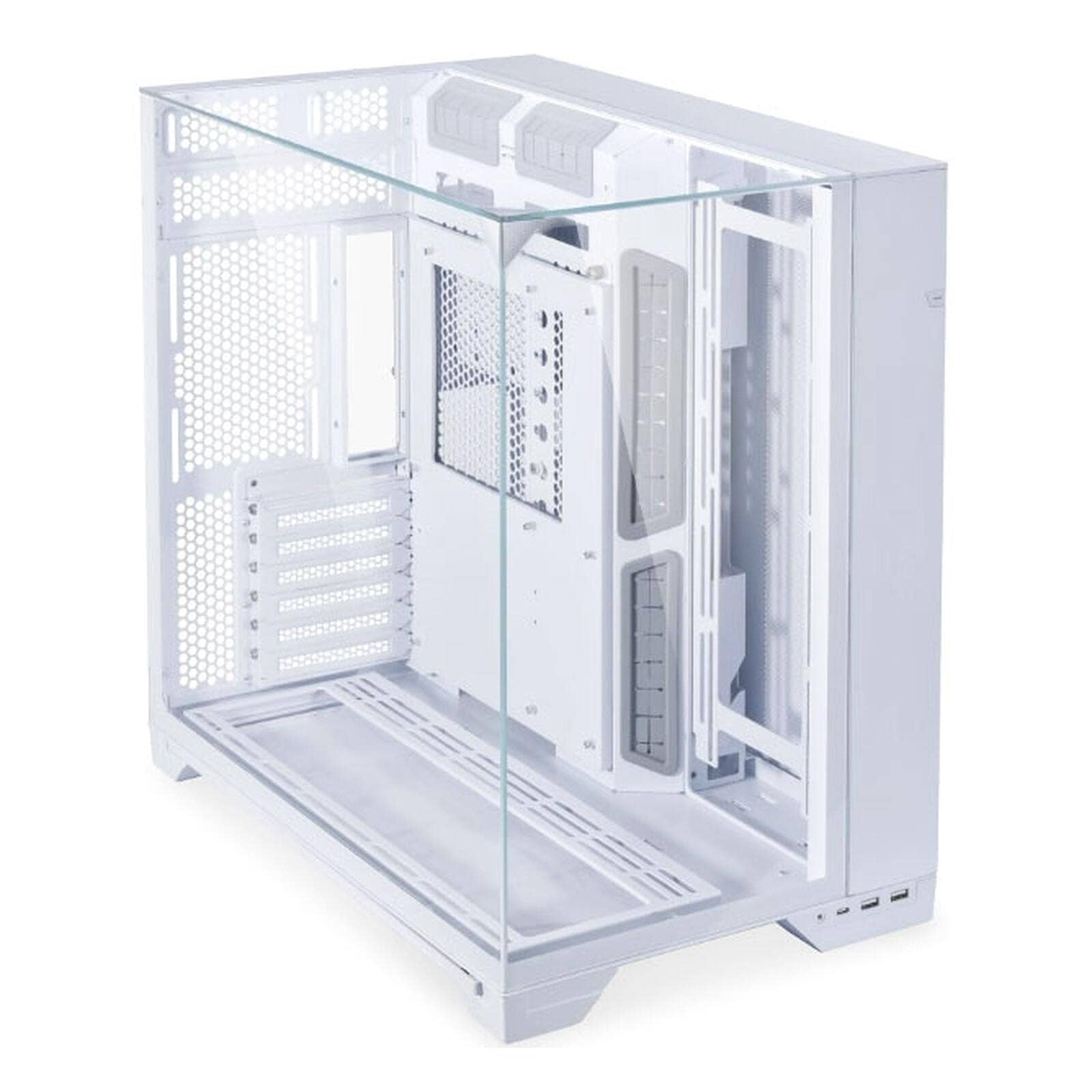 Lian-Li O11 VISION-M /Sans Alim/Micro-ATX blanc Blanc - Boîtier PC - 1
