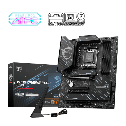 MSI X870 GAMING PLUS WIFI ATX  - Carte mère MSI - Cybertek.fr - 0