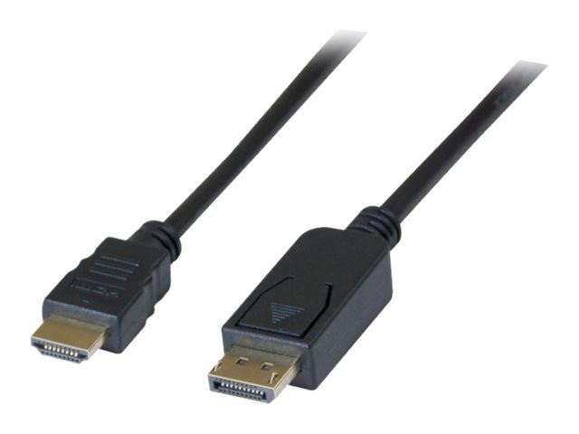 Cable DP 1.2 vers HDMI 1.4 / 4K - 2m  - Connectique TV/Hifi/Video - 0