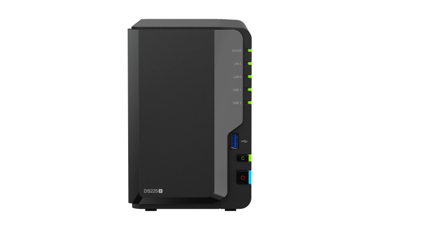 Synology DS225+ - 2 Baies avec 2 disques de 4To HAT3300-4T - Serveur NAS - 1