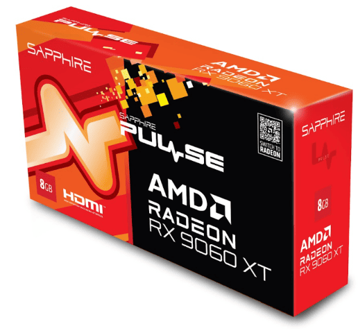 Sapphire Pulse Radeon RX 9060 XT GAMING OC 8GB - Carte graphique - 3