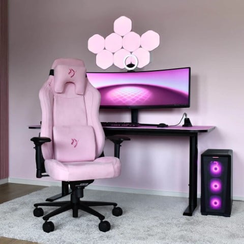 Arozzi Vernazza Supersoft Rose - Siège PC - Cybertek.fr - 4