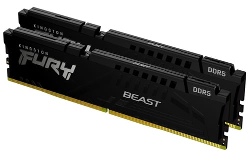 Kingston Fury Beast 32Go (2x16Go) DDR5 6000MHz CL30 - Mémoire PC Kingston sur Cybertek.fr - 0