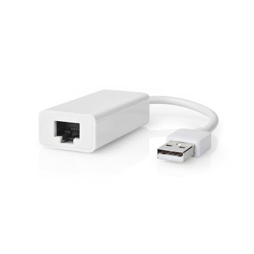 Adaptateur USB 2.0 vers RJ 45 - Blanc - Connectique TV/Hifi/Video - 0
