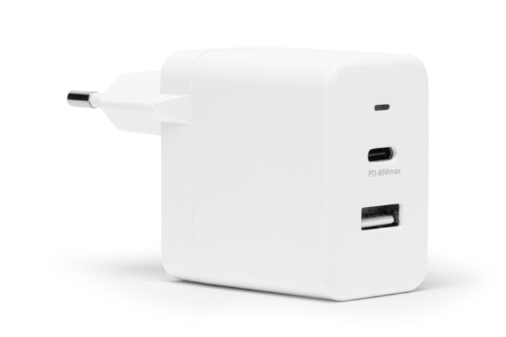 Bluestork 65W USB C - Blanc/Détachable  (PW-NB-65-C-GAN-W) - Achat / Vente Chargeur sur Cybertek.fr - 5