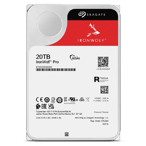 Seagate ST20000NT001  7200 Tr/min - Disque dur 3.5" interne - 3