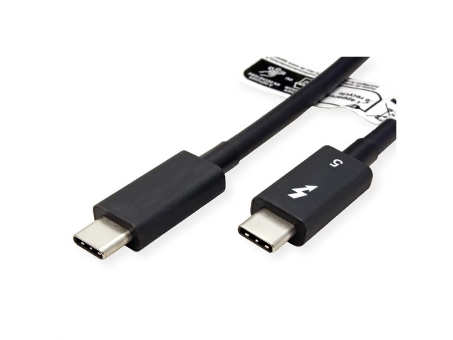 Câble Thunderbolt™ 5 USB-C mâle/mâle - 1m - Noir - Connectique PC - 3
