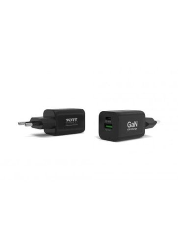 Port Chargeur mural GaN 45W - 2 ports + Câble USB-C 2m (900105-EU) - Achat / Vente Chargeur sur Cybertek.fr - 2