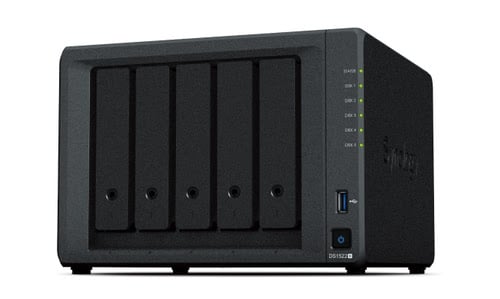 Synology DS1522+ - 5 Baies  - Serveur NAS Synology - Cybertek.fr - 1