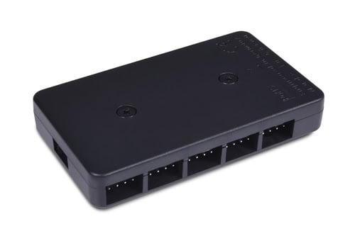 Core 10x 4-Pin PWM splitter with SATA - Alphacool 25667 - 1