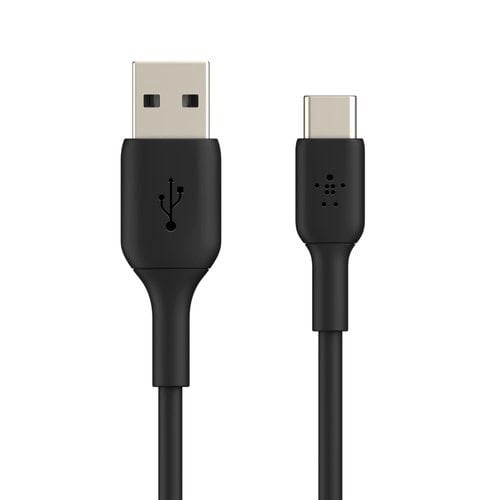USB-A to USB-C Cable 1M Black - Connectique PC - Cybertek.fr - 2