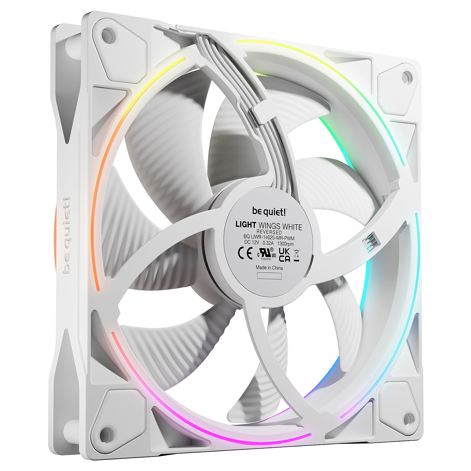 be quiet! Light Wings 140mm PWM Reverse - Ventilateur boîtier - 0