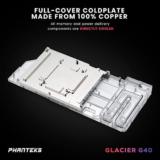 Phanteks Glacier G40 Waterblock pour RTX 4090 Gigabyte (PH-GB4090GB_BK01_BP) - Achat / Vente Accessoires watercooling sur Cybertek.fr - 0