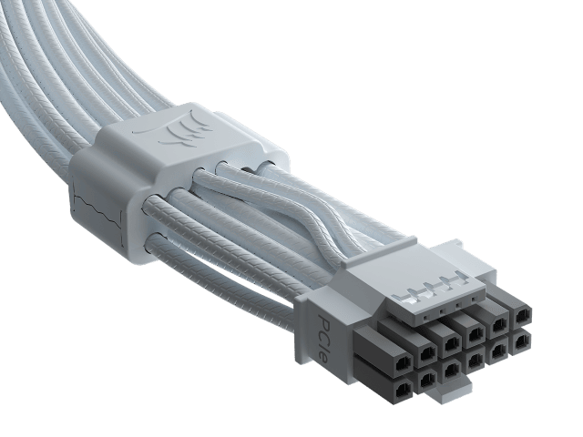 Corsair Câble ThermalProtect PCIe 5.1 600W - Blanc (CP-8920473) - Achat / Vente Accessoire alimentation sur Cybertek.fr - 1