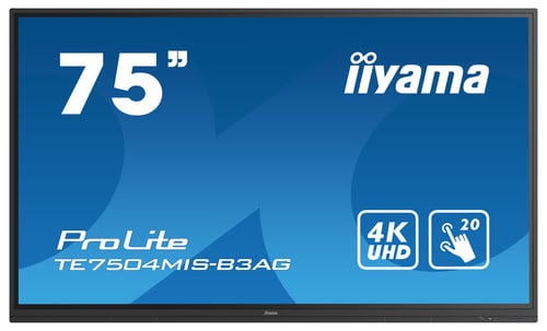 Iiyama 75 pouces  TE7504MIS-B3AG - Ecran PC Iiyama - Cybertek.fr - 0