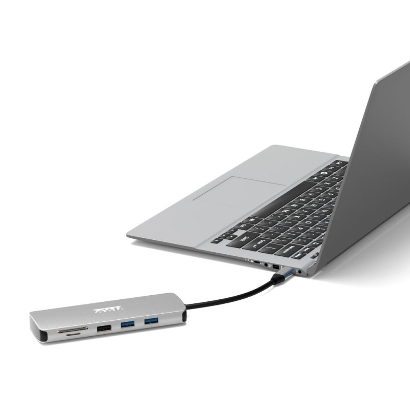 DOCKING TYPE C 9IN1 1x4K HDMI 85W# - Accessoire PC portable Port - 5