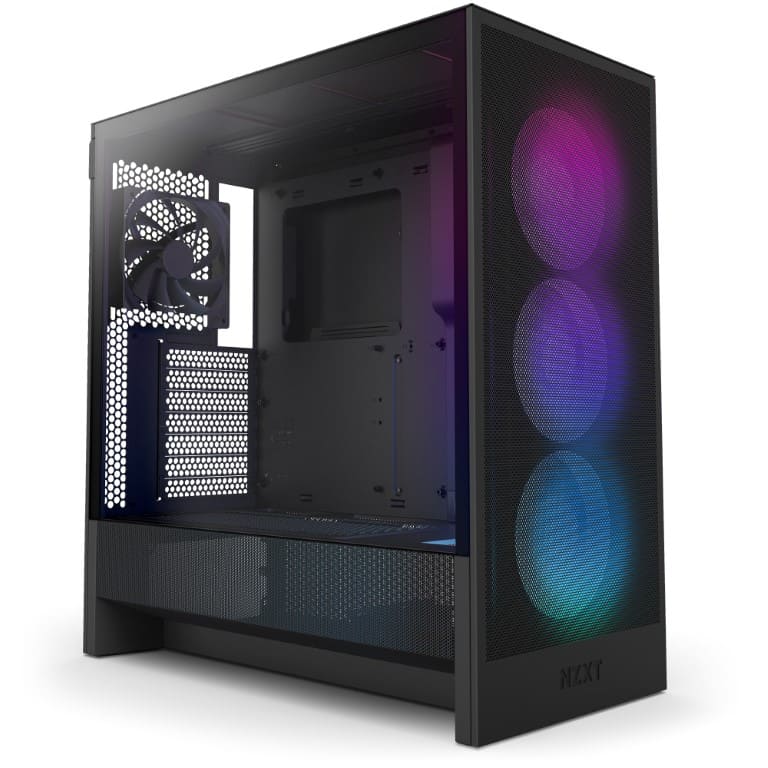 NZXT H5 Flow RGB Noir Noir - Boîtier PC NZXT - Cybertek.fr - 0