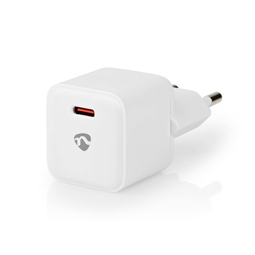 Nedis Chargeur mural 20W - 1 port USB-C - Blanc (WCMPD20W100WT) - Achat / Vente Chargeur sur Cybertek.fr - 2