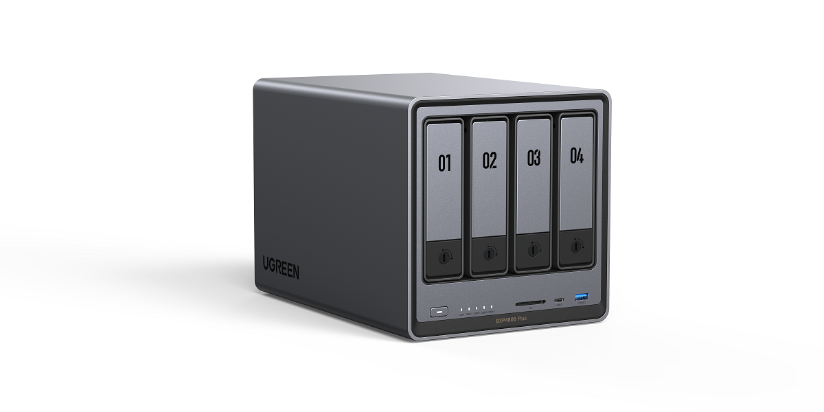 UGREEN DXP4800 Plus - 4 Baies avec 4 disques de 4To - Serveur NAS - 2