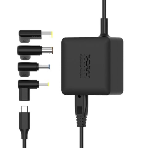 Port Alimentation secteur GaN 65W pour Lenovo - 4 embouts (904065LEEU) - Achat / Vente Chargeur sur Cybertek.fr - 0
