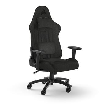 Corsair TC100 Relaxed/Tissu/2D/Noir/Gris Noir - Siège PC - 3
