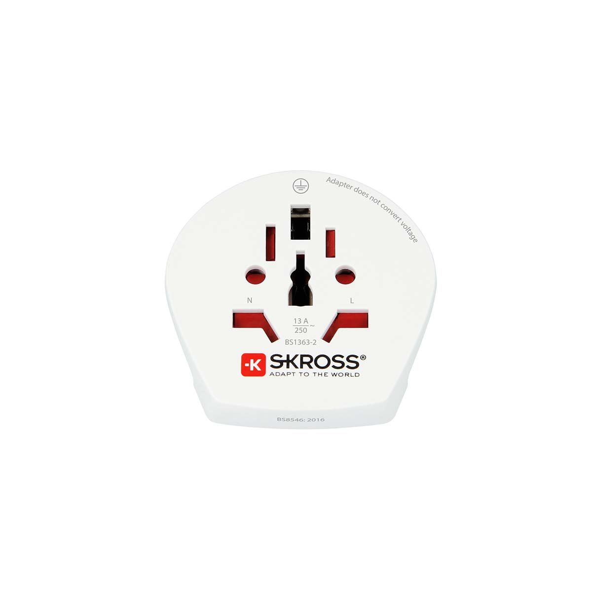 Adaptateur de voyage Prise mondiale vers Europe - Accessoire téléphonie Nedis - 0