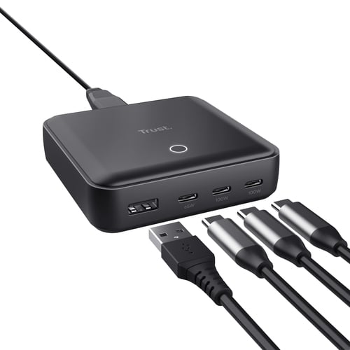 Trust Chargeur de bureau universel MAXO 100W - 4 ports (25242) - Achat / Vente Chargeur sur Cybertek.fr - 1