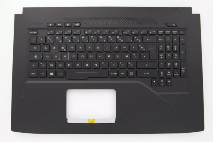 Asus Clavier noir rétroéclairé série ROG Strix Scar Edition (CLAVGL703BLACK-2) - Achat / Vente Pièce détachée ordinateur portable sur Cybertek.fr - 0