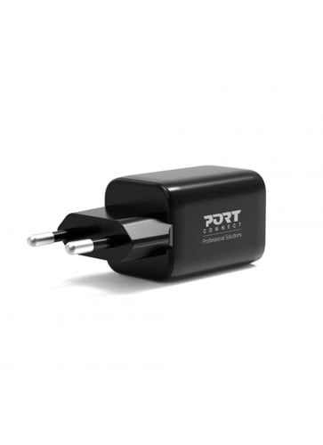 Port Chargeur mural GaN 45W - 2 ports + Câble USB-C 2m (900105-EU) - Achat / Vente Chargeur sur Cybertek.fr - 1
