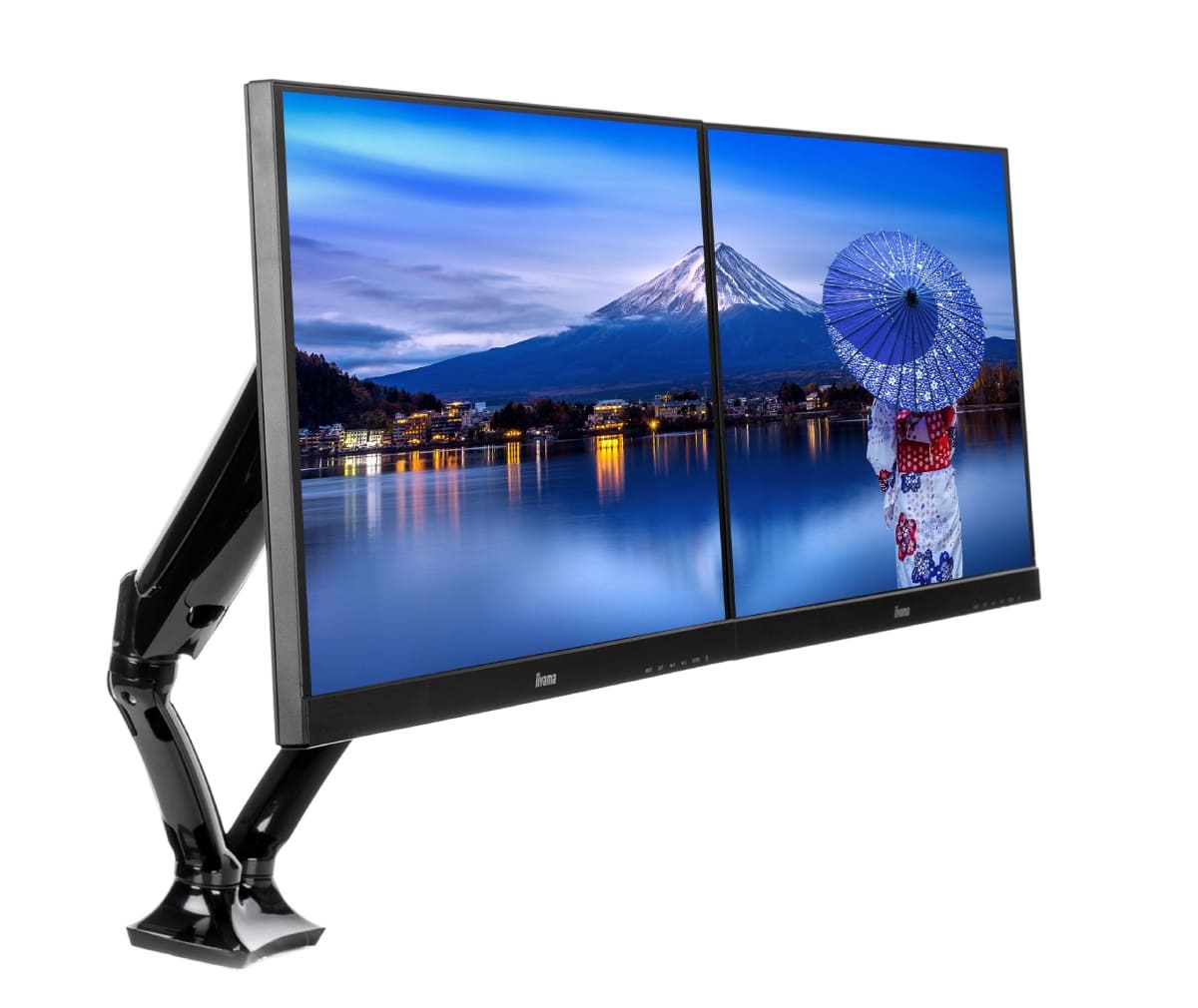DS3002C-B1 Bras pneumatique deux moniteurs 27" max - Accessoire écran - 7